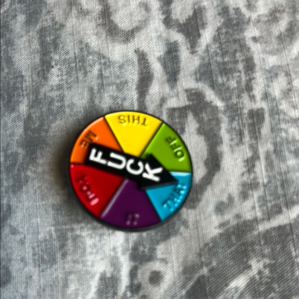 Colorful Spinner Pin